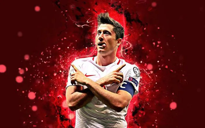 Download wallpapers Robert Lewandowski, 4k, goal, Poland National Team, fan  art, Lewandowski, soccer, footballers, abstract art, Polish football team  for desktop free. Pictures for desktop free