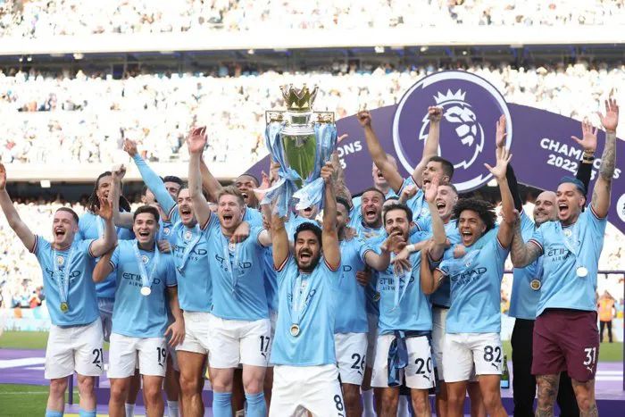 Chùm ảnh: Man City đăng quang chức vô địch Premier League 2022/23 Chùm ảnh: Man City đăng quang chức vô địch Premier League 2022/23