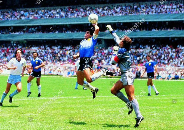 Diego Maradona Argentina Scoring Legendary Hand – Ảnh báo chí có sẵn – Ảnh  có sẵn | Shutterstock Editorial