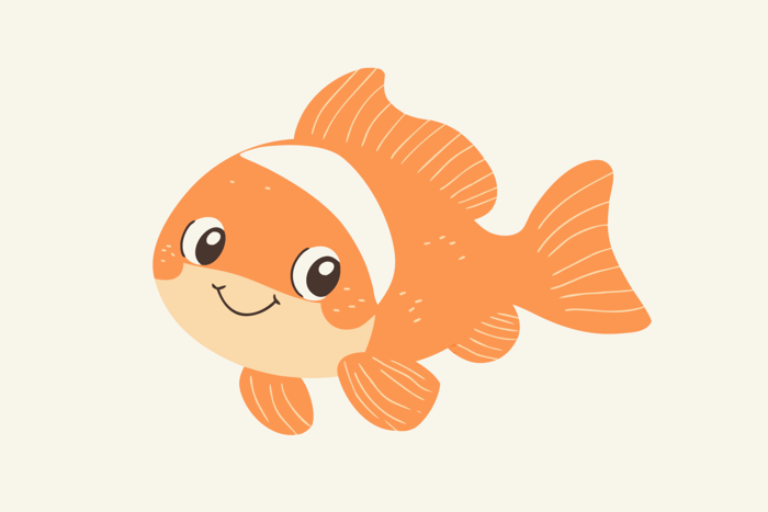 Hình ảnh miễn phí: Hình minh họa cá màu cam dễ thương, miễn phí, thiết kế hình  ảnh clipart vector