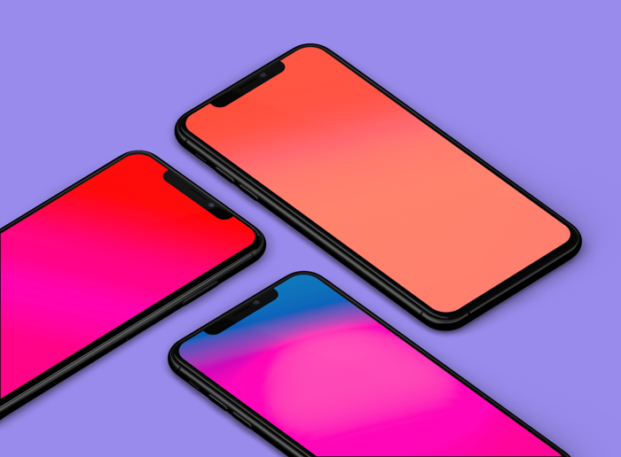 Tải bộ hình nền gradient màu sắc tươi sáng cho iPhone