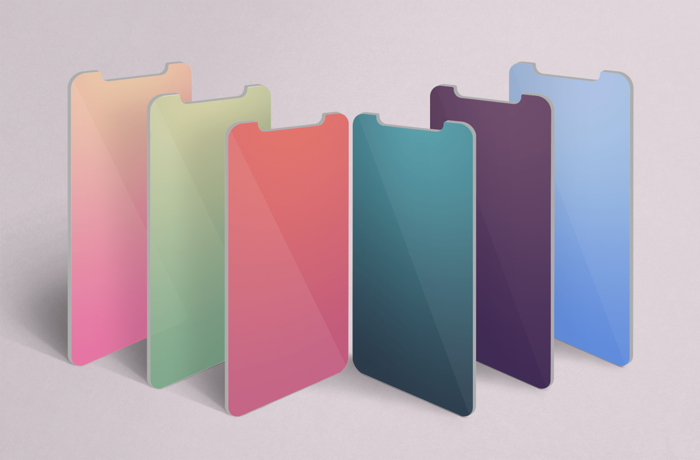 Tải bộ hình nền đa sắc gradient dành cho iPhone (Phần 1)