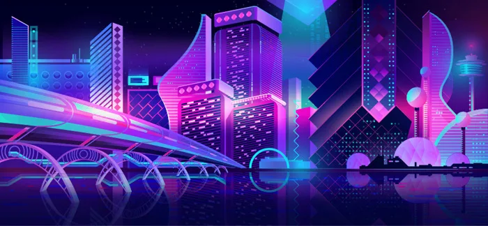 15 bảng màu phong cách Cyberpunk huyền ảo | DesignerVN
