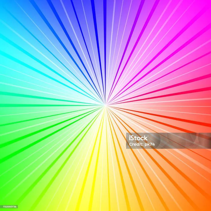 Nền Gradient Xuyên Tâm Đầy Màu Sắc Làm Bằng Màu Quang Phổ Cầu Vồng Với Tia  Hình minh họa Sẵn có - Tải xuống Hình ảnh Ngay bây giờ - iStock