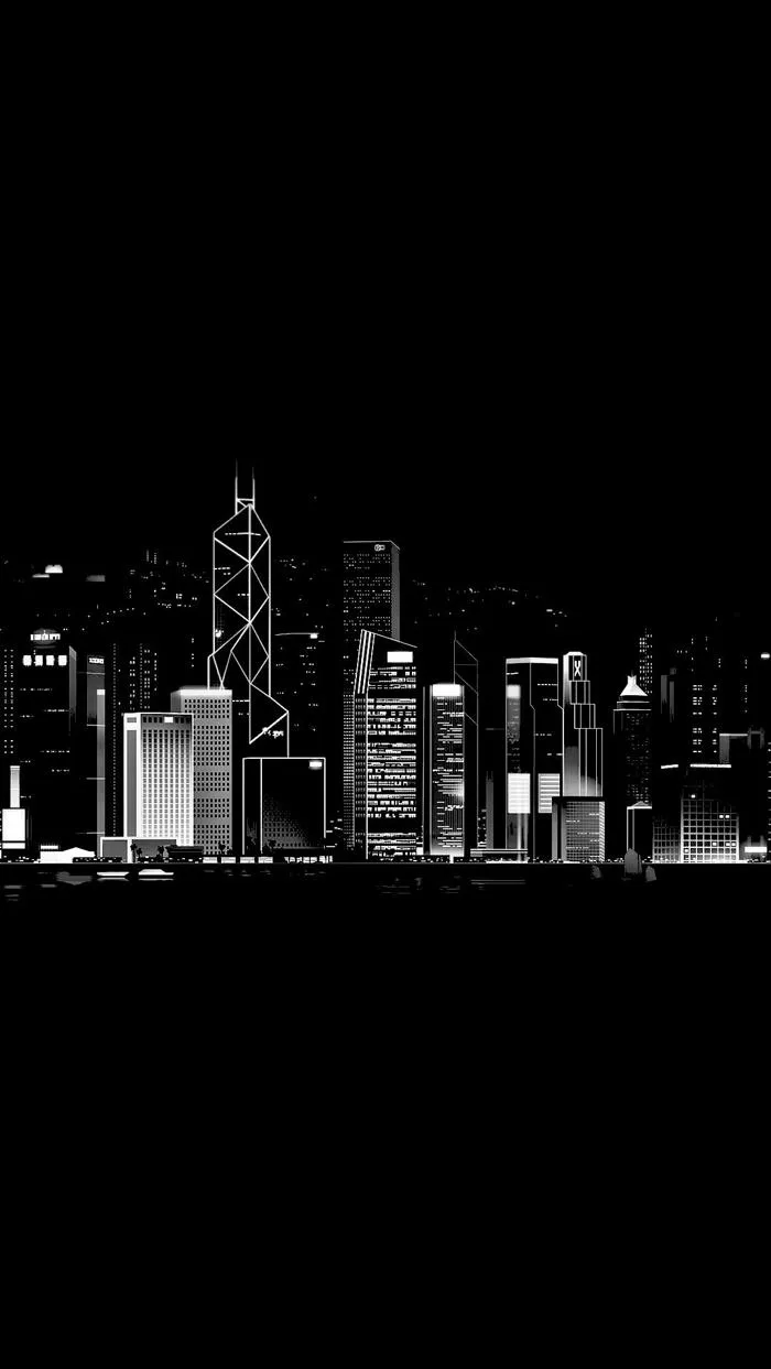Tải hình nền thành phố đêm cho iPhone trên tấm nền OLED
