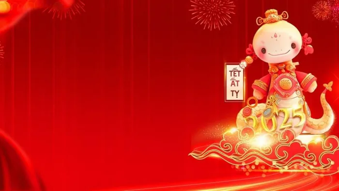 Bộ sưu tập hình nền 4k màu đỏ tết 2025 Ất Tỵ đón xuân rạng ngời