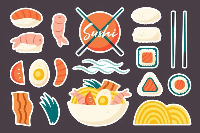 Top 10+ mẫu sticker đồ ăn vector đẹp, cute, chất, ngầu