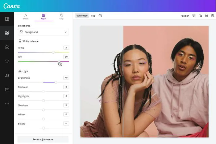 Đổi Màu Nền Ảnh Trực Tuyến Miễn Phí - Công Cụ Tinh Tế từ Canva