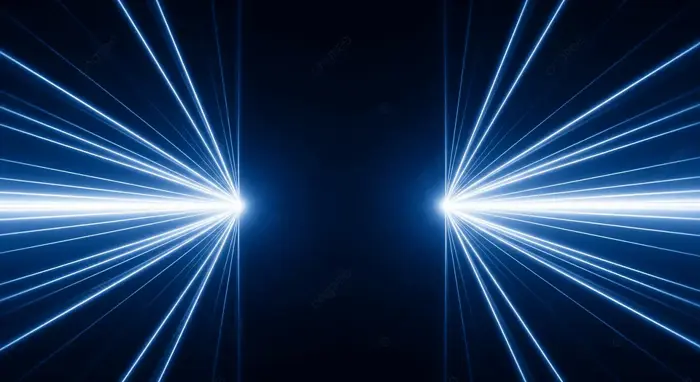 Hình nền Hai Luồng ánh Sáng Xanh đối Lập Hình Nền Công Nghệ Trừu Tượng Dòng  Dữ Liệu Kỹ Thuật Số Trí Tuệ Nhân Tạo, Tóm Tắt, Màu Xanh Da Trời, ánh