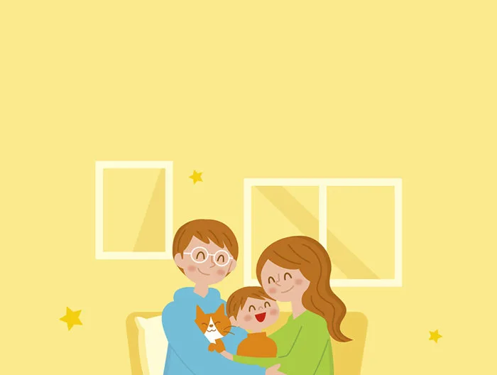 Hình nền PowerPoint về gia đình