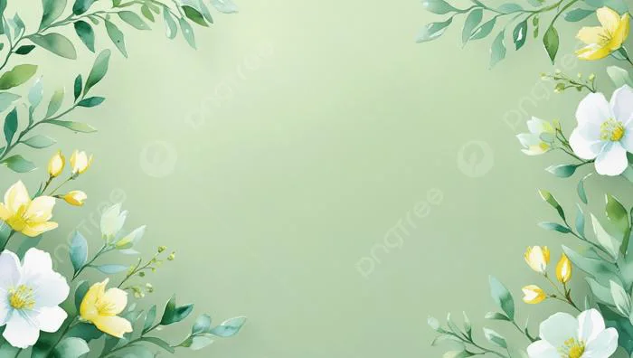 Hình nền Nền Màu Nước Hoa Với đường Viền Lá, Hoa, Nền Hoa, Màu Nước Hoa  Background Vector để tải xuống miễn phí - Pngtree