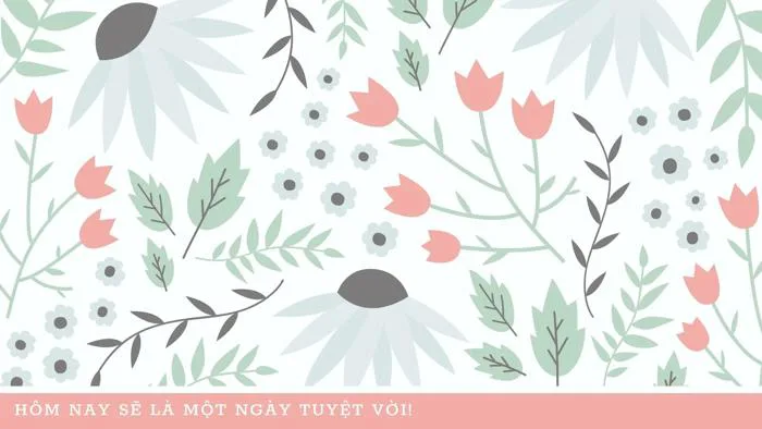 Mẫu ảnh nền hoa tươi tắn cho máy tính, tải về miễn phí | Canva