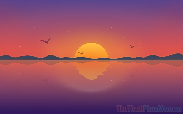 Những bức ảnh nền hoàng hôn đẹp đến ngỡ ngàng