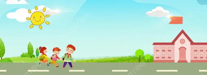 Hình nền Nền đám Mây Học Sinh, Màu Xanh Da Trời, đồng Cỏ, Trở Lại Trường  Background Vector để tải xuống miễn phí - Pngtree
