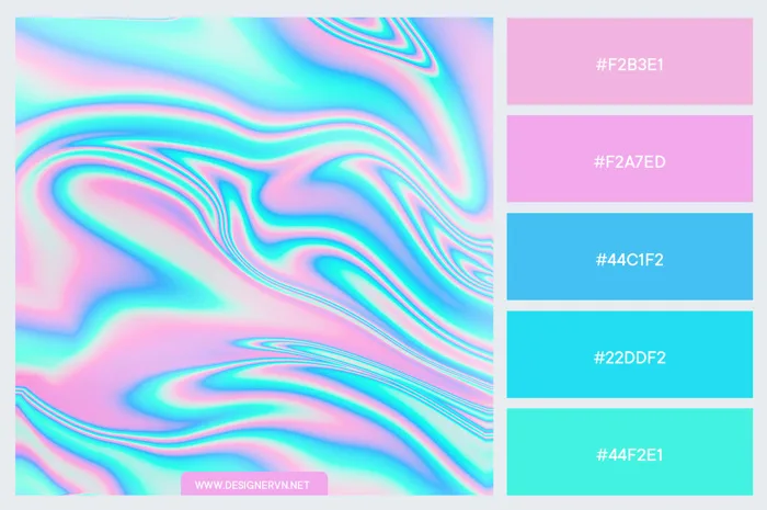 Bảng màu Hologram dành cho thiết kế | DesignerVN