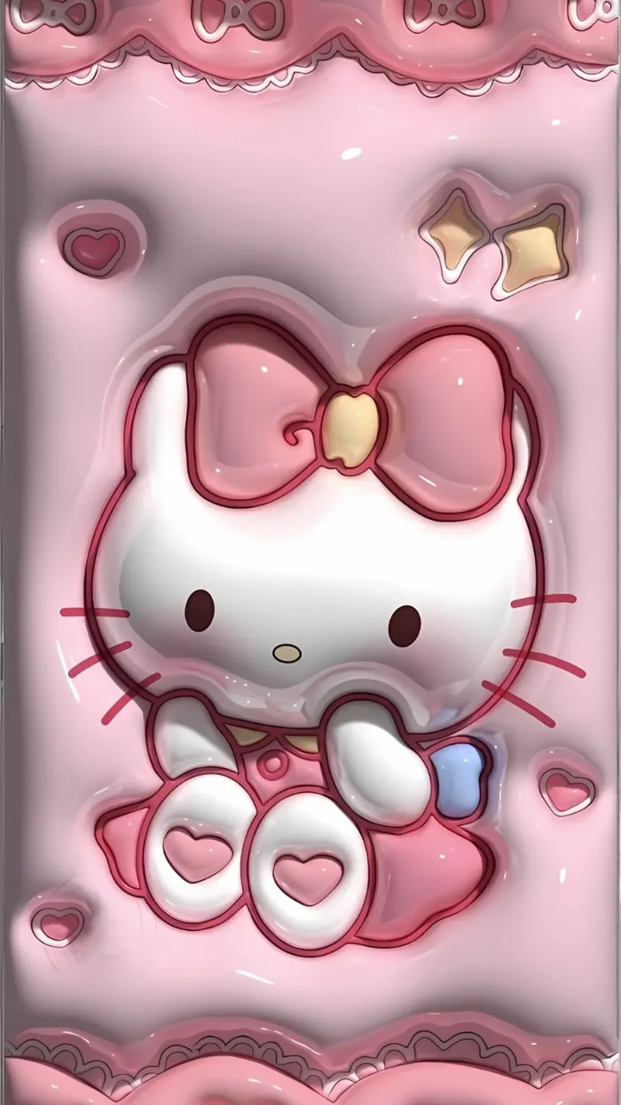 TOP 255+ Hình nền Hello Kitty màu hồng siêu ĐÁNG YÊU, đẹp, cực nét