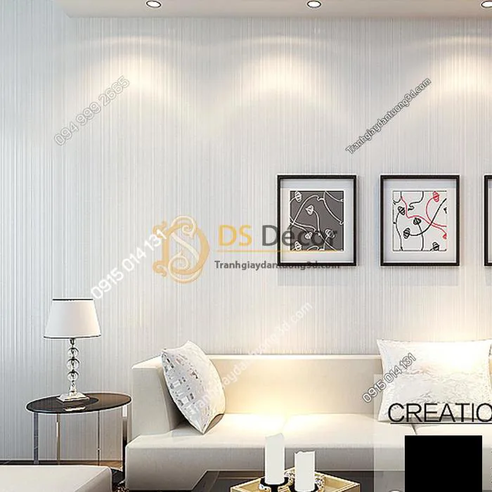 Giấy Dán Tường 3D Họa Tiết Kẻ Sọc 3D016 - DS Decor