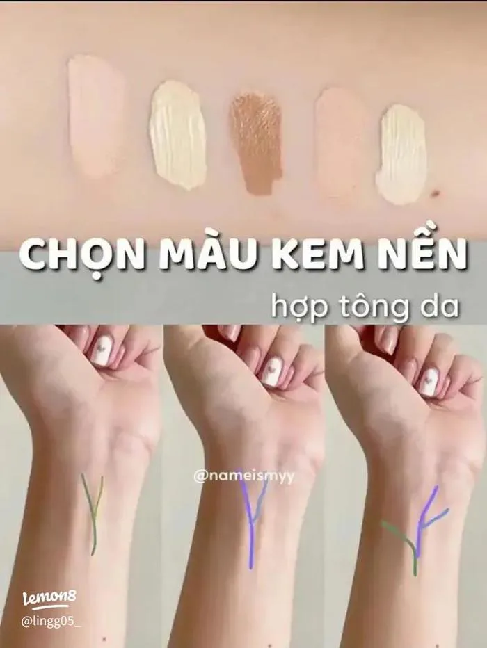 Cách chọn kem nền chuẩn màu da: phân biệt undertone warm, cool, neutral