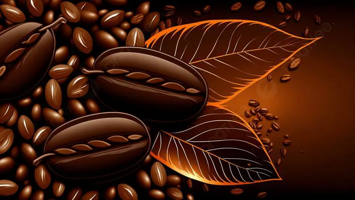 Hình nền Nền Minh Họa Lá Màu Nâu Cà Phê, Màu Nâu, Nền Minh Họa, Lá Cây  Background Vector để tải xuống miễn phí - Pngtree