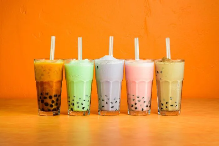 Nền trà sữa đẹp mắt