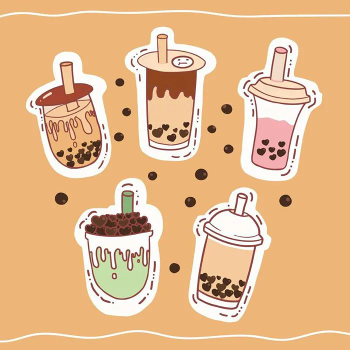 Top 10+ mẫu sticker trà sữa vector đẹp, chất, cute, ngầu