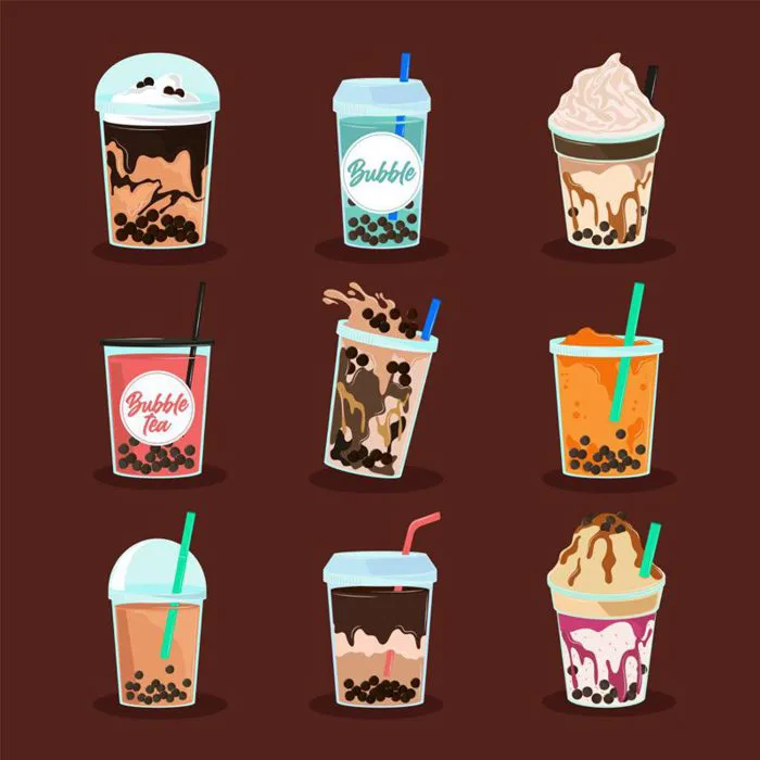 Top 10+ mẫu sticker trà sữa vector đẹp, chất, cute, ngầu