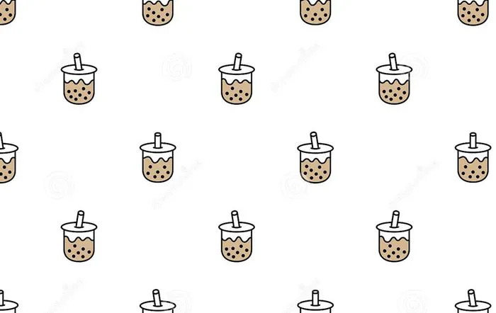 Hình nền trà sữa đáng yêu, ngọt ngào