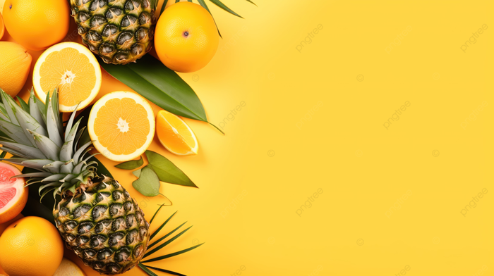 Các Loại Trái Cây Nhiệt đới Rực Rỡ được Sắp Xếp Trên Nền Màu Vàng Của Mùa  Hè Ảnh Và Hình ảnh Để Tải Về Miễn Phí - Pngtree