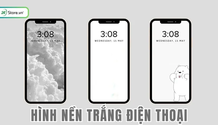 199+ Hình Nền Trắng ĐẸP, CUTE, Miễn Phí Cho Điện Thoại, Máy Tính