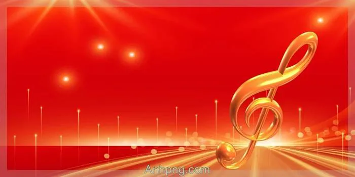 Maket văn nghệ nền đỏ với nốt nhạc vàng nổi bật, thiết kế Powerpoint chuyên  nghiệp - Anhpng.com - Kho Tài Nguyên Thiết Kế: Ảnh Png, Vector, Corel, Ai,  Psd