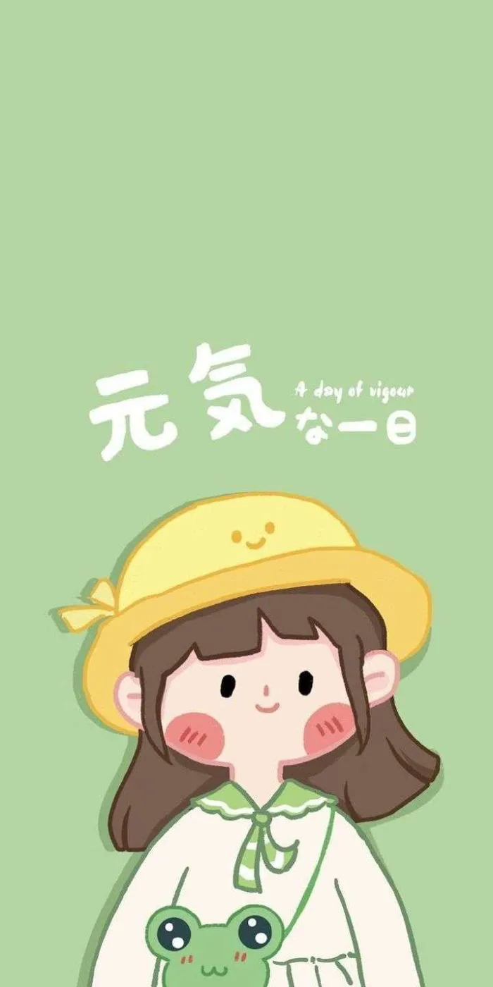 Hình nền điện thoại cute màu xanh bơ