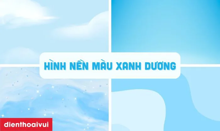1000+ hình nền màu xanh dương cute, 4K, miễn phí 2026