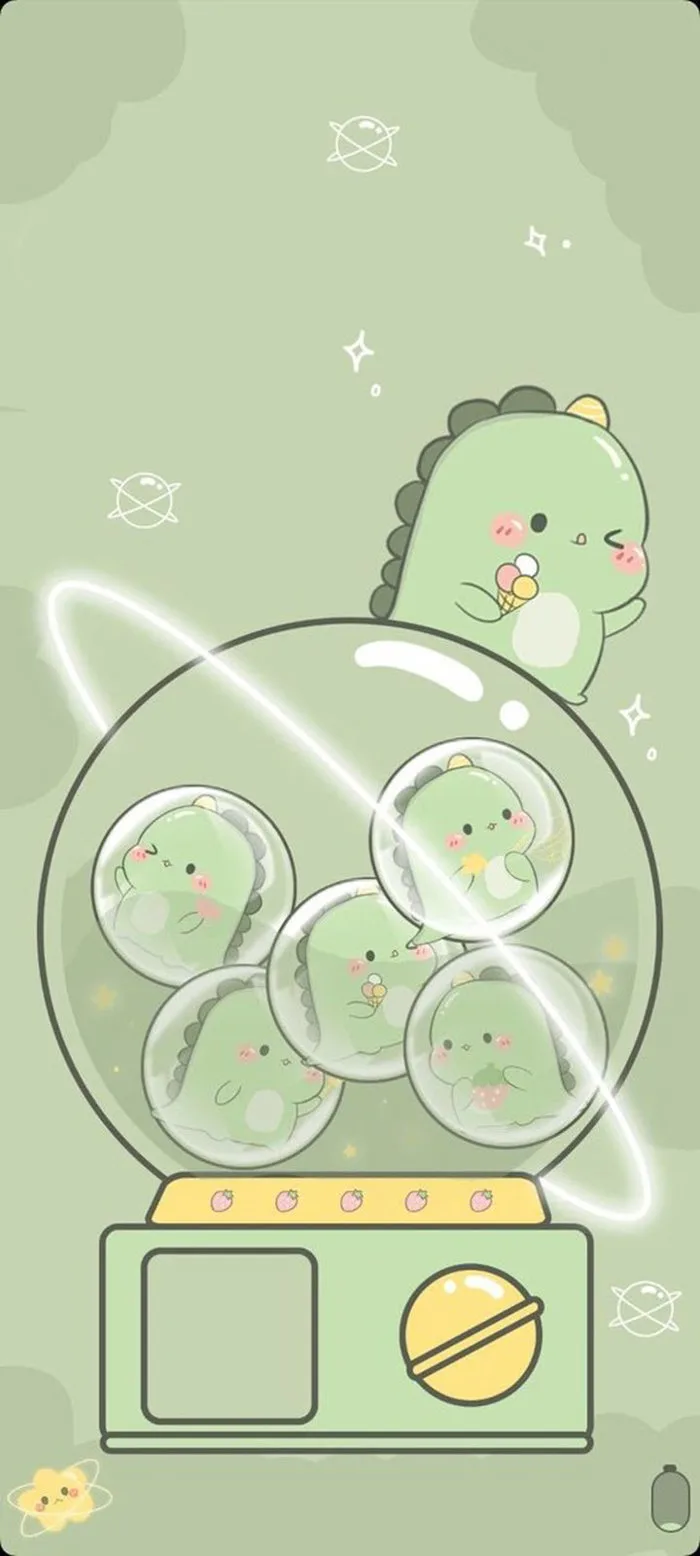 Hình nền màu xanh lá cây cute tuyệt đẹp
