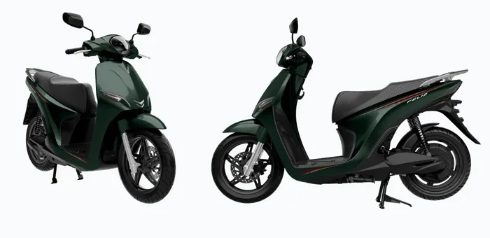 Xe Máy Điện Feliz - Màu Xanh Rêu