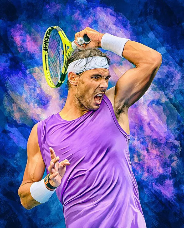 Nadal Tennis Wallpaper Wallpaper Nike Nadal 2022 Rafael Nadal Plays US Open  Digital Artwork Tennis Fan