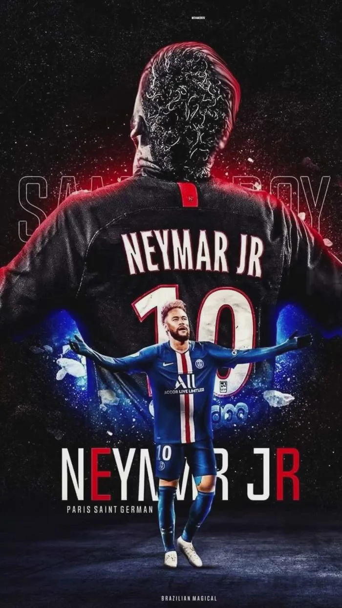 Njr neymar logo wallpaper | Neymar blue lock wallpaper, Neymar jr background, Neymar poster