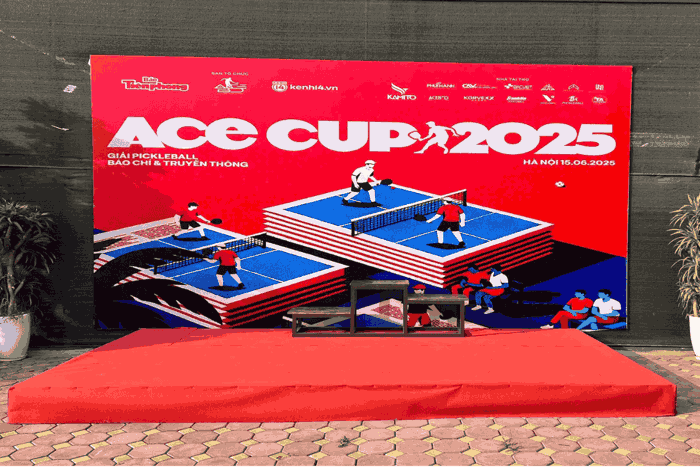 20+ Mẫu Backdrop Giải Đấu Pickleball Đẹp, Ấn Tượng | Bảng Hiệu Minh Khang