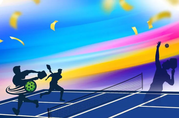 Mẫu Background giải đấu Pickleball file PSD chất lượng cao