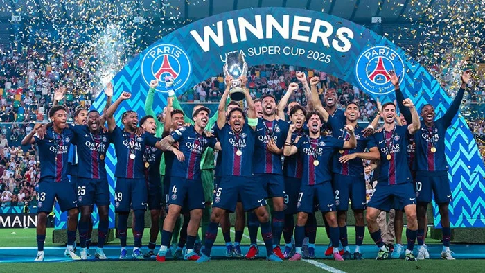 PSG giành Siêu cúp châu Âu sau màn rượt đuổi kịch tính trước Tottenham -  Báo Tuyên Quang điện tử