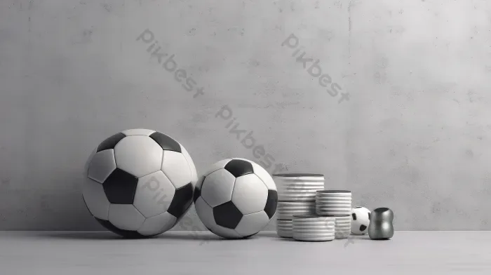 Tải miễn phí Dụng Cụ Thể Dục Cho Lối Sống Lành Mạnh để Cận Cảnh Quả Bóng đá  Trên Bức Tường Màu Xám Hình ảnh Kết Xuất 3d Nền | JPG chuyên