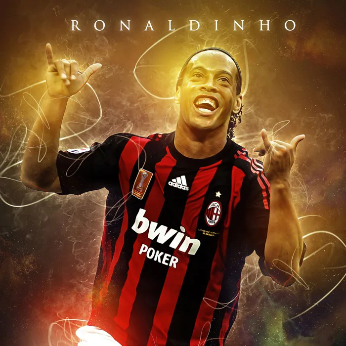 Ronaldinho Wallpaper 4K, AC Milan