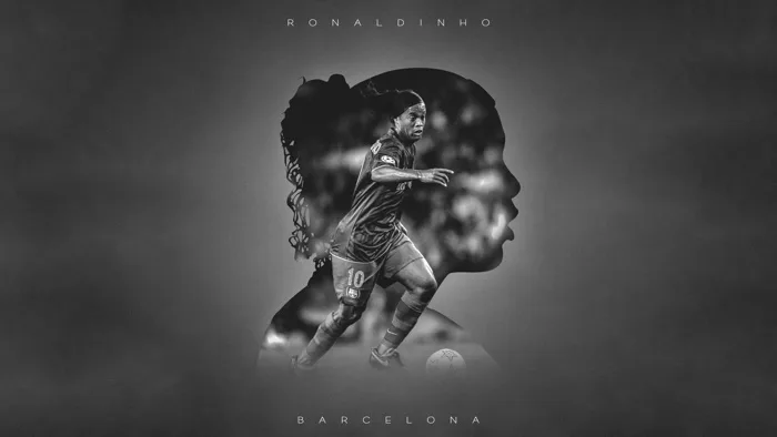 Ronaldinho Wallpaper 4K, Monochrome