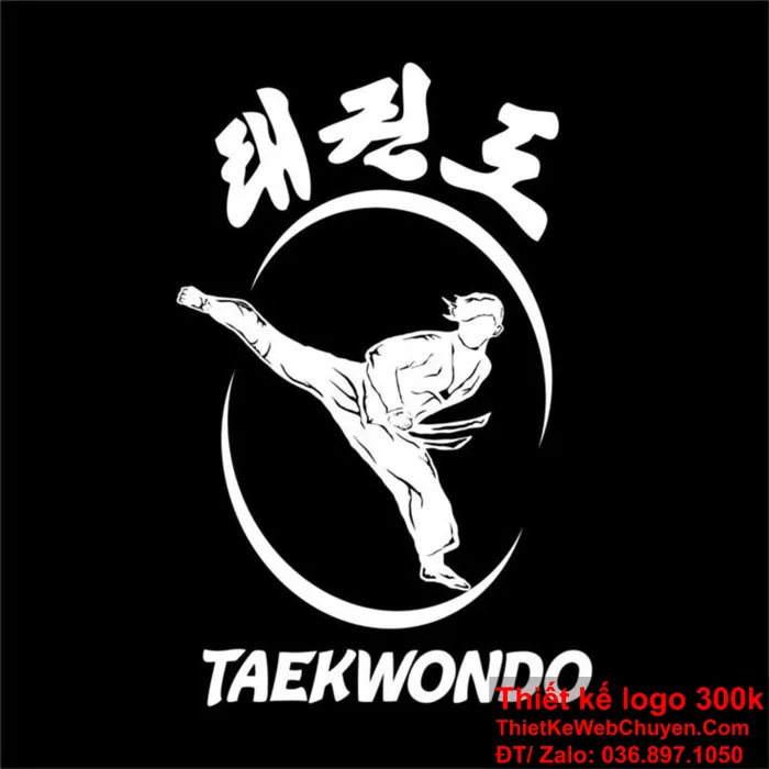 Taekwondo Logo, THIẾT KẾ LOGO 300K 500K ĐẸP CHUYÊN NGHIỆP