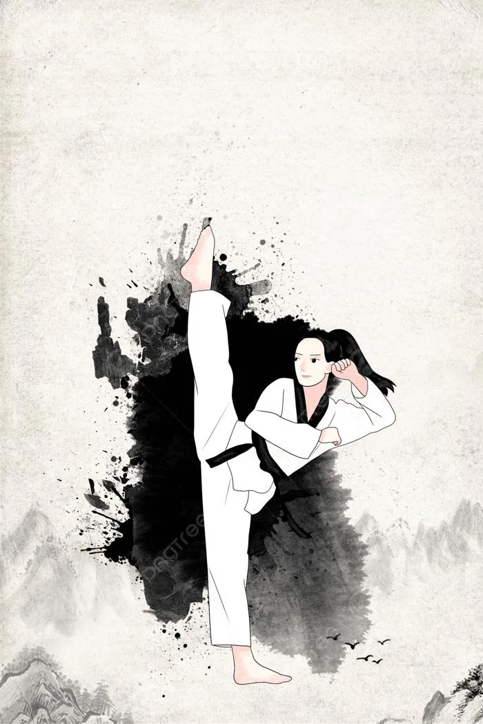 Vật Liệu Nền Võ Thuật Taekwondo Truyền Thống Cổ đen Trắng Hình Nền Cho Tải  Về Miễn Phí - Pngtree