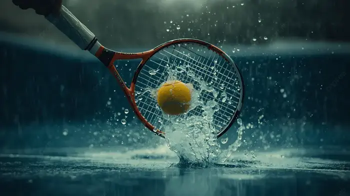 Hình nền Vợt Tennis đánh Bóng Với Những Giọt Nước Bắn Tung Tóe Chuyển động  Khái Niệm Hành động Thể Thao Năng động Trên Nền Tối, Vợt Tennis, Quả Bóng  Tennis, Nước
