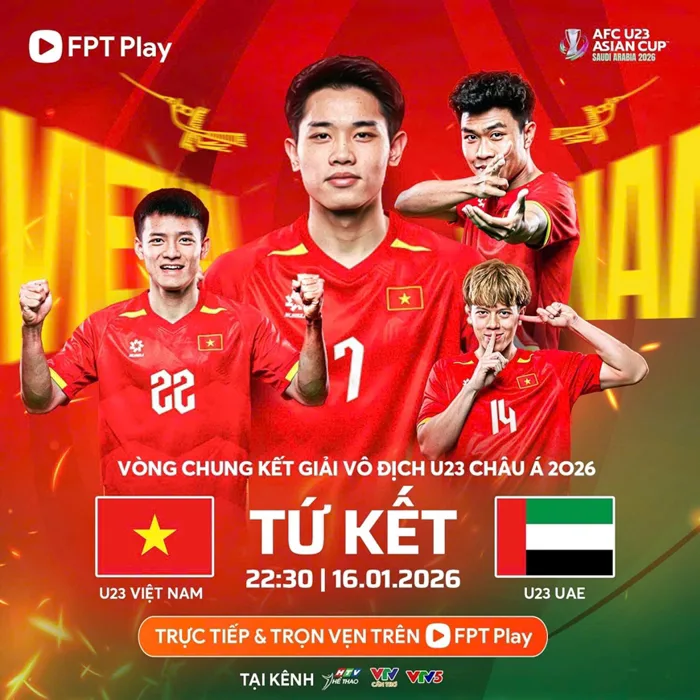 Tin thể thao (16-1): U23 Việt Nam đấu U23 UAE tại tứ kết U23