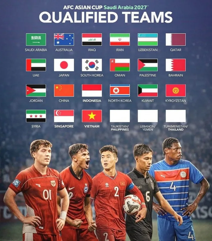 Đông Nam Á chờ cột mốc lịch sử tại Asian Cup 2027