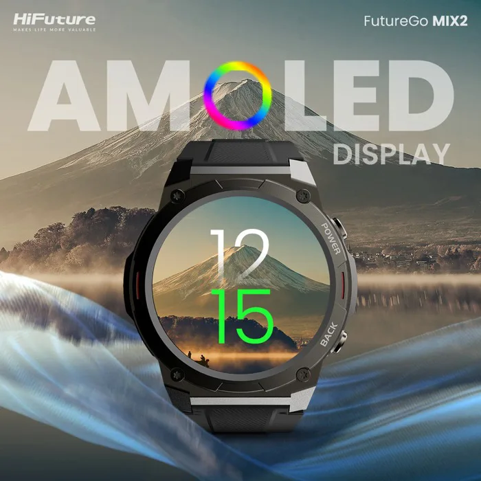 Đồng Hồ Thể Thao HiFuture FutureGo Mix 2 (IP68, 1.43 inch AMOLED Display,  12 Days Battery Life) - HiFuture Vietnam Official Store