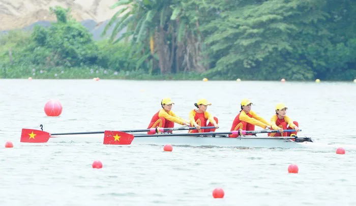 Hình ảnh chung kết 4 nội dung đua thuyền Rowing tại SEA Games 31 | Tin nổi  bật | Trang thông tin SEA Games 31 của TTXVN