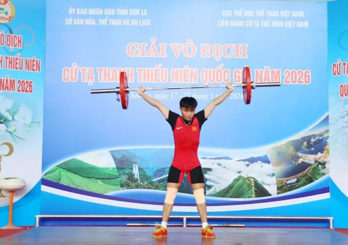 221 VĐV tham dự Giải vô địch cử tạ thanh thiếu niên quốc gia 2026